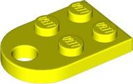 Plaatje in Gallery viewer laden, LEGO® los onderdeel Plaat Aangepast in kleur Neon geel 3176