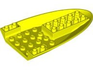 Plaatje in Gallery viewer laden, LEGO® los onderdeel Vliegtuig in kleur Neon geel 87611