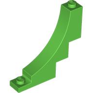 Plaatje in Gallery viewer laden, LEGO® los onderdeel Steen Boog in kleur Fel Groen 30099