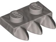 LEGO® los onderdeel Plaat Aangepast in kleur Zilver 15208