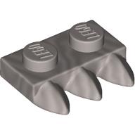 LEGO® los onderdeel Plaat Aangepast in kleur Zilver 15208