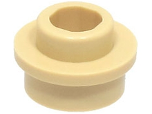 Plaatje in Gallery viewer laden, LEGO® los onderdeel Plaat Rond in kleur Geelbruin 85861