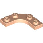 LEGO® los onderdeel Plaat Rond in kleur Lichte Noga 68568