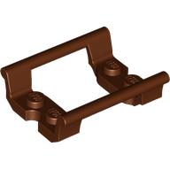 LEGO® los onderdeel Rails in kleur Roodachtig Bruin 80562
