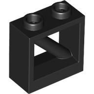 Plaatje in Gallery viewer laden, LEGO® los onderdeel Hek in kleur Zwart 3224