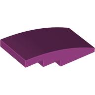 LEGO® los onderdeel Dakpan Gebogen in kleur Magenta 93606