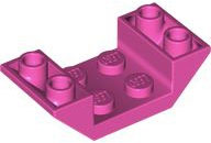 LEGO® los onderdeel Dakpan Omgekeerd Donker Roze 4871