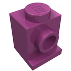 LEGO® los onderdeel Steen Aangepast in kleur Magenta 4070
