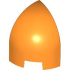 LEGO® los onderdeel Dakpan Gebogen in kleur Oranje 1871