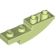 Plaatje in Gallery viewer laden, LEGO® los onderdeel Dakpan Gebogen Geelachtig Groen 13547