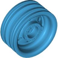 Plaatje in Gallery viewer laden, LEGO® los onderdeel Wiel in kleur Donker Azuurblauw 56904