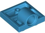 LEGO® los onderdeel Plaat Aangepast Donker Azuurblauw 10247