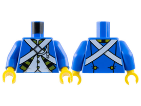 LEGO® los onderdeel Lijf met Motief Blauw 973pb5292c01