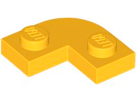 LEGO® los onderdeel Plaat Rond Helder Licht Oranje 79491