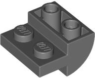 LEGO® onderdeel Dakpan Gebogen Donker Blauwachtig Grijs 1750