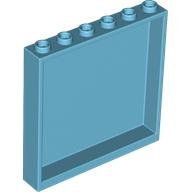 LEGO® los onderdeel Paneel in kleur Medium Azuurblauw 59349