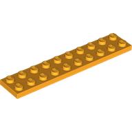 LEGO® los onderdeel Plaat Algemeen Helder Licht Oranje 3832