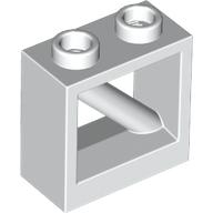 Plaatje in Gallery viewer laden, LEGO® los onderdeel Hek in kleur Wit 3224