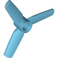 Plaatje in Gallery viewer laden, LEGO® los onderdeel Propellor Medium Azuurblauw 92842