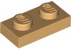 LEGO® los onderdeel Plaat Algemeen Licht Geelbruin 3023