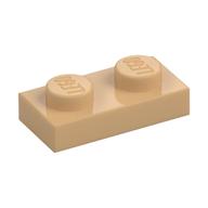 Plaatje in Gallery viewer laden, LEGO® los onderdeel Plaat Algemeen Licht Geelbruin 3023