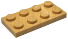 LEGO® los onderdeel Plaat Algemeen Licht Geelbruin 3020