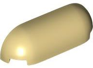 Plaatje in Gallery viewer laden, LEGO® los onderdeel Dakpan Gebogen in kleur Geelbruin 4045