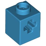 Plaatje in Gallery viewer laden, LEGO® los onderdeel Technische Steen Donker Azuurblauw 73230