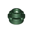 LEGO® los onderdeel Plaat Rond in kleur Donkergroen 24866