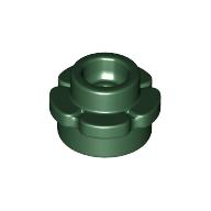 LEGO® los onderdeel Plaat Rond in kleur Donkergroen 24866