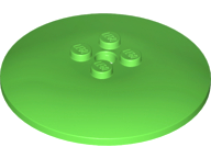 LEGO® los onderdeel Schaal in kleur Fel Groen 44375b