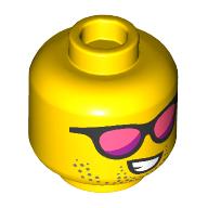 LEGO® los onderdeel Hoofd in kleur Geel 28621pb0082