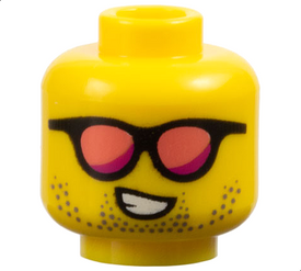 LEGO® los onderdeel Hoofd in kleur Geel 28621pb0082