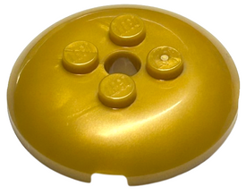 LEGO® los onderdeel Steen Rond in kleur Parel Goud 65138