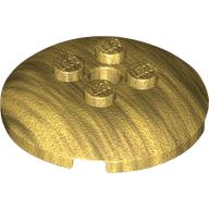 LEGO® los onderdeel Steen Rond in kleur Parel Goud 65138