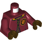 LEGO® los onderdeel Lijf met Motief Donkerrood 973pb3313c01