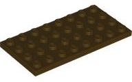 LEGO® los onderdeel Plaat Algemeen Donker Bruin 3035