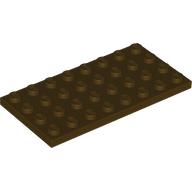 LEGO® los onderdeel Plaat Algemeen Donker Bruin 3035