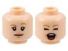 LEGO® los onderdeel Hoofd in kleur Lichte Noga 3626pb3381