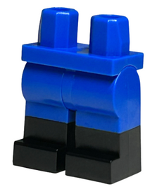 LEGO® los onderdeel Benen met Motief Blauw 970c00pb0411