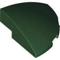 LEGO® los onderdeel Dakpan Gebogen Donkergroen 76797