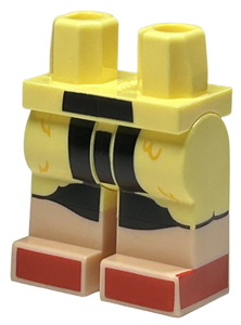 LEGO® Benen met Motief Helder Lichtgeel 970c00pb1488