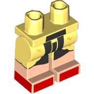 LEGO® Benen met Motief Helder Lichtgeel 970c00pb1488
