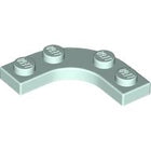 LEGO® los onderdeel Plaat Rond in kleur Licht Aqua 68568