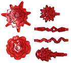 LEGO® los onderdeel Energy Effect Doorzichtig Rood 3473