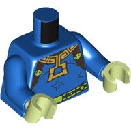 LEGO® los onderdeel Lijf met Motief Blauw 973pb5263c01