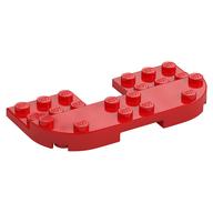 LEGO® los onderdeel Plaat Rond in kleur Rood 73832