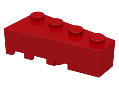 LEGO® los onderdeel Wig in kleur Rood 41767