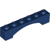 LEGO® los onderdeel Steen Boog in kleur Donkerblauw 92950