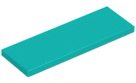 LEGO® los onderdeel Tegel Algemeen Donker Turkoois 69729
